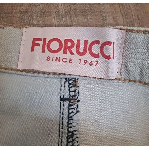 Fiorucci Lightweight Light Gray Wash Denim Pencil Skirt Size 40 Italian/ 6 US - Picture 4 of 12